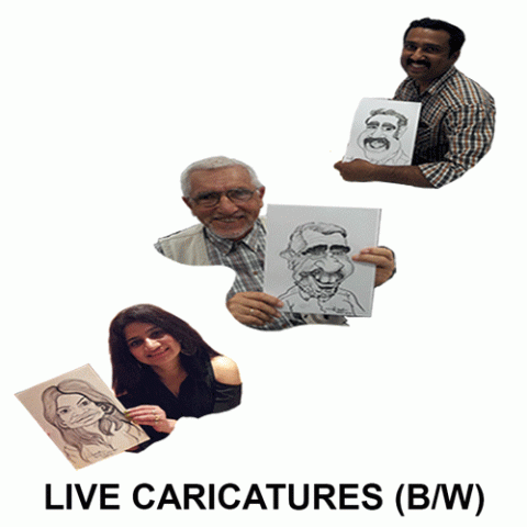 Live Caricature 4 hr